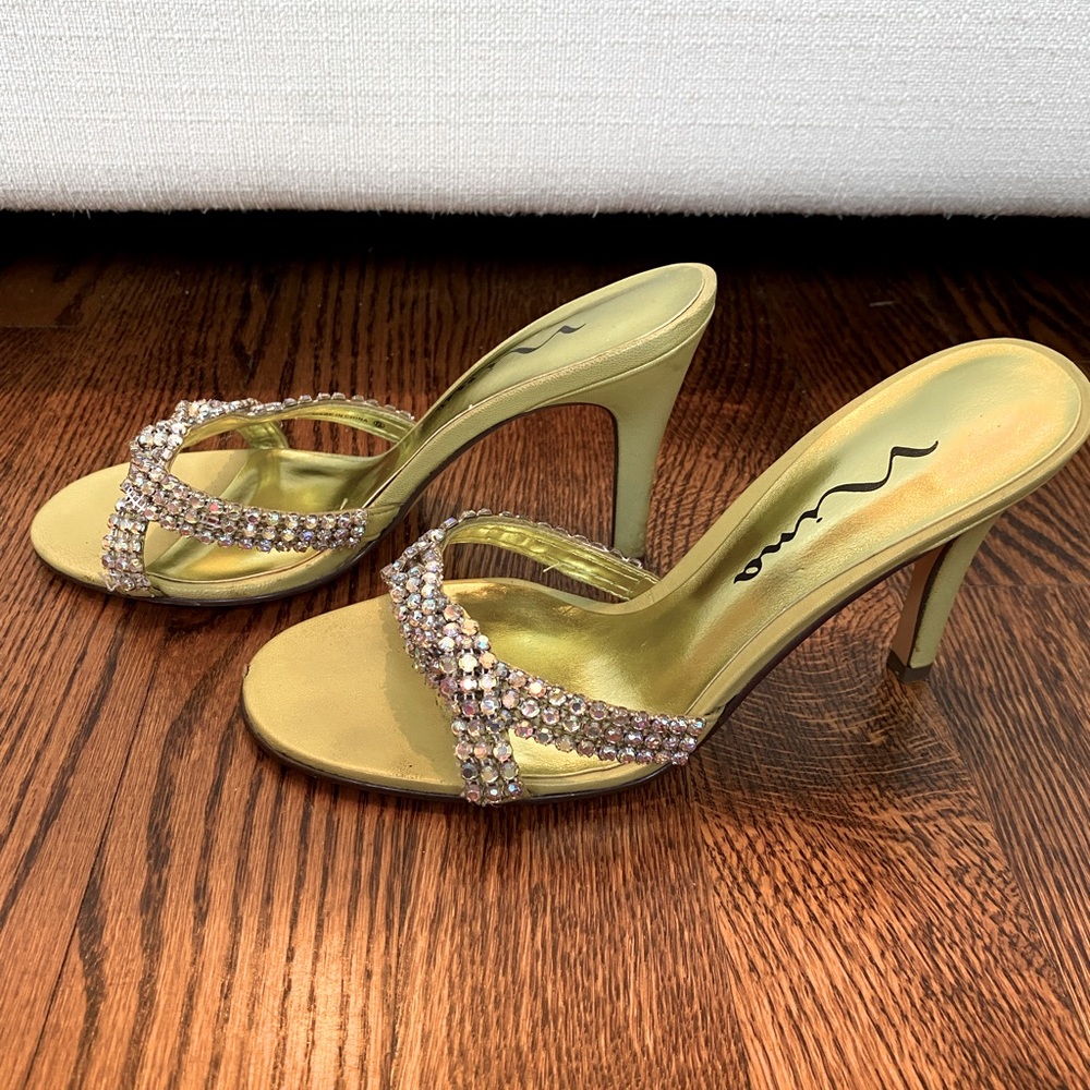 Nina Sequinned Heels - Picture 2 of 7